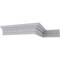 Ekena Millwork 5 1/8"H x 3 1/2"P x 6 1/8"F x 94 1/2"L, (3 3/4" Repeat), Iris Crown Moulding MLD05X03X06IS - alternate 10